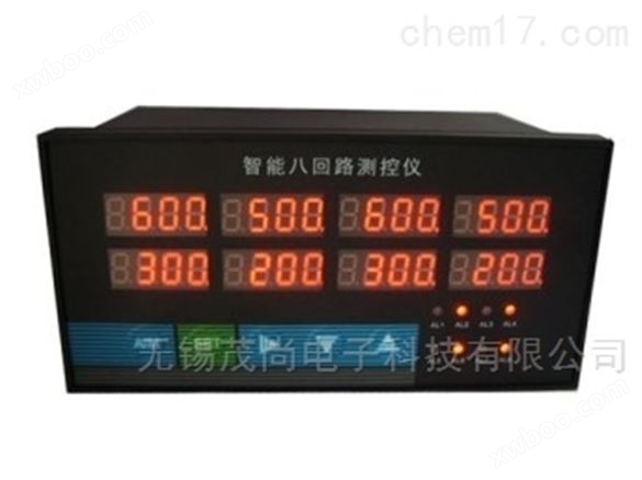 八通道温度压力液位数显表温控仪4-20mA输入