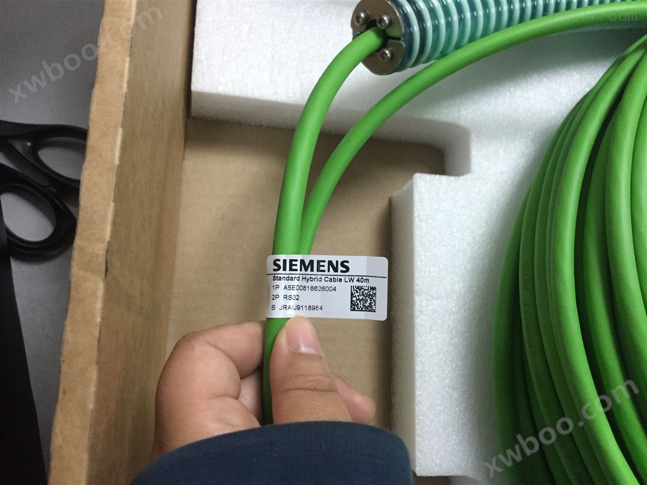 1700315-001西门子电缆连同连接器