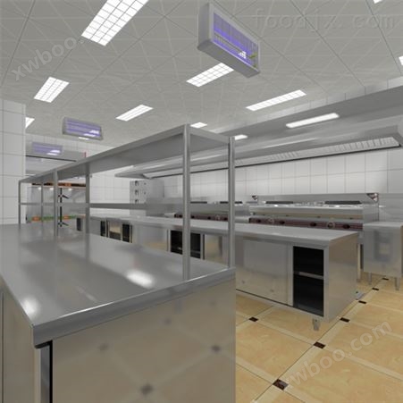 运城学校食堂厨房工程设计厨房排烟系统设计 油烟净化器