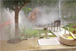 广州碧桂园别墅喷雾造景设备