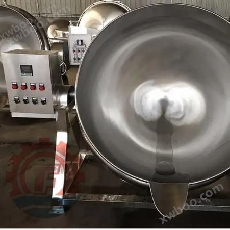 电加热可倾斜夹层锅 商用蒸汽加热锅