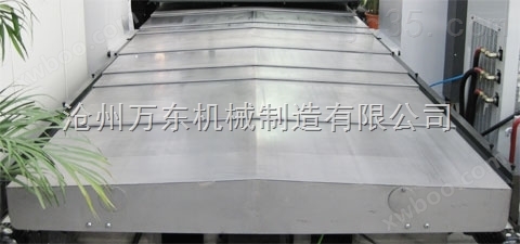 供应机床导轨钢板防护罩，不锈钢板防护罩。