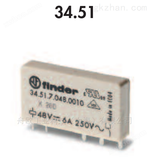 芬德finder 34系列：小型机电式PCB继电器