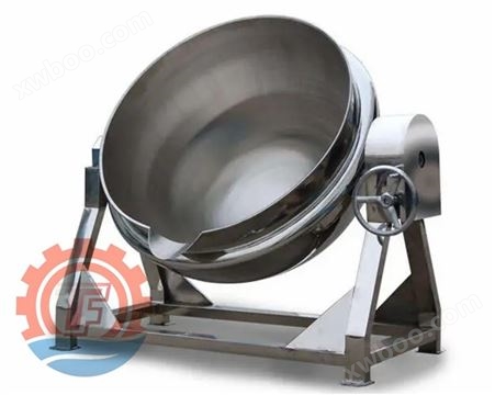 电加热可倾斜夹层锅 商用蒸汽加热锅