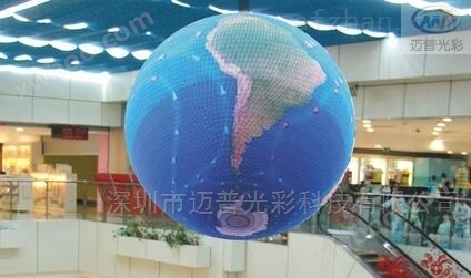 商场展馆体育场P5LED球形显示屏